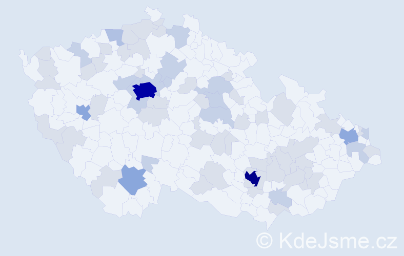 Jméno: 'Nicholas', počet výskytů 137 v celé ČR