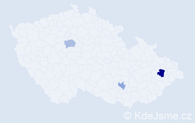 Jméno: 'Gaurav', počet výskytů 4 v celé ČR
