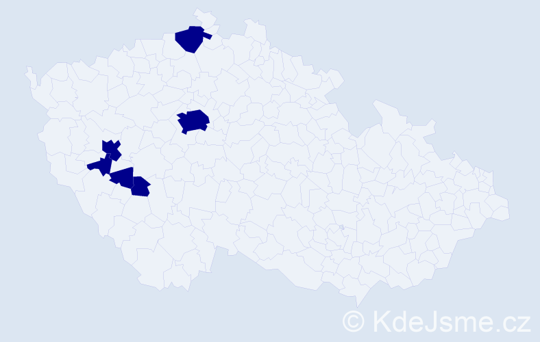 Jméno: 'Alexander Peter', počet výskytů 6 v celé ČR