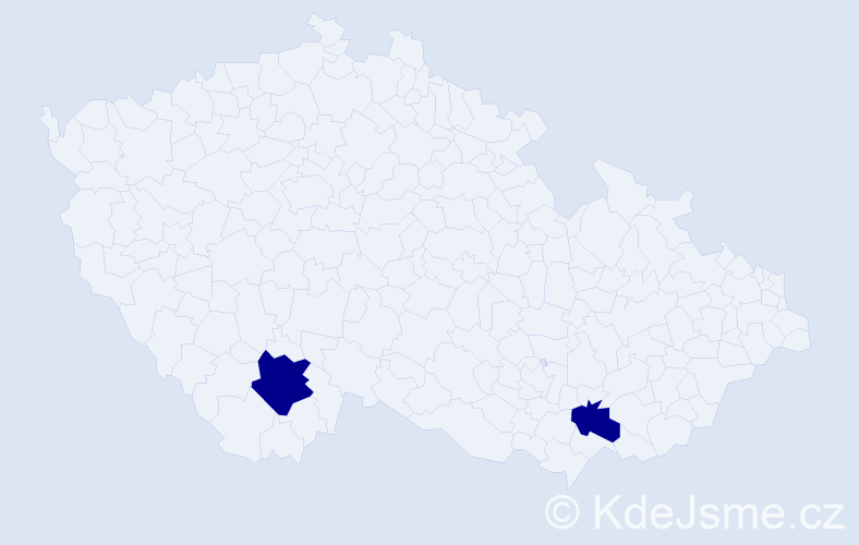 Jméno: 'Dominik Henry', počet výskytů 2 v celé ČR
