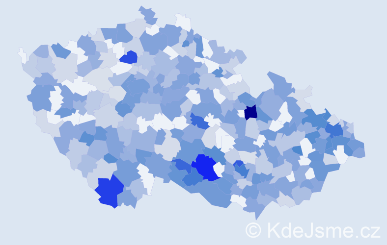 Jméno: 'Tina', počet výskytů 780 v celé ČR
