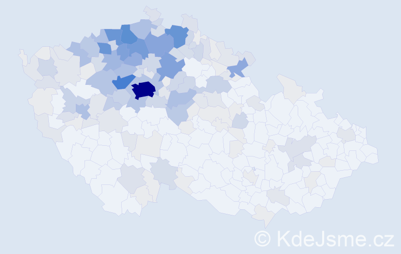 Jméno: 'Zděnek', počet výskytů 643 v celé ČR
