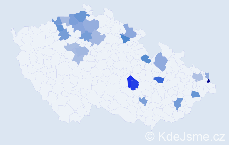 Jméno: 'Dolores', počet výskytů 43 v celé ČR