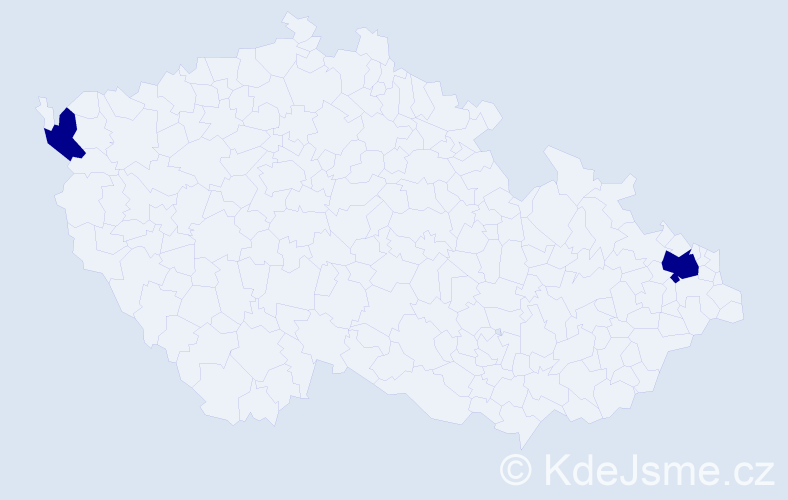 Jméno: 'Van Tham', počet výskytů 2 v celé ČR