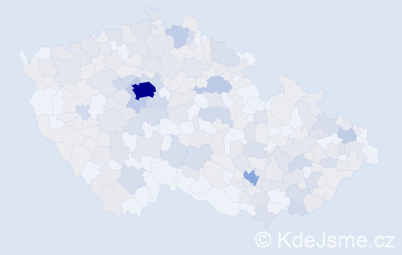 Jméno: 'Apolena', počet výskytů 540 v celé ČR