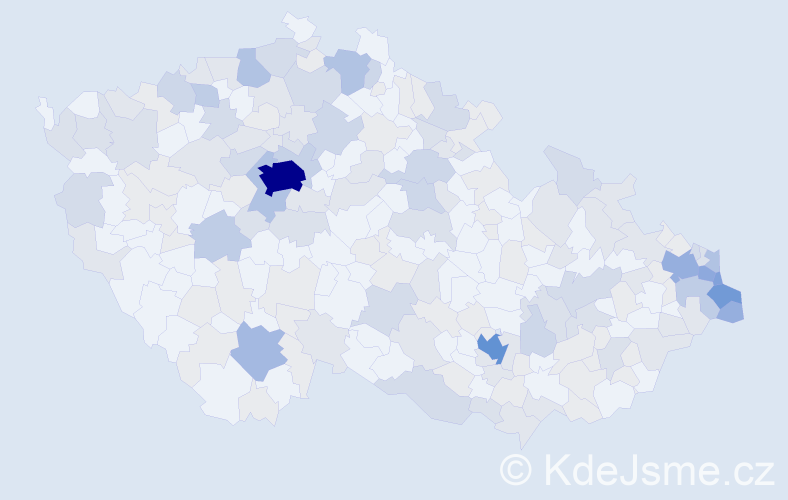 Jméno: 'Natalia', počet výskytů 478 v celé ČR