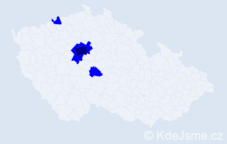 Jméno: 'Georgi Vasilev', počet výskytů 6 v celé ČR