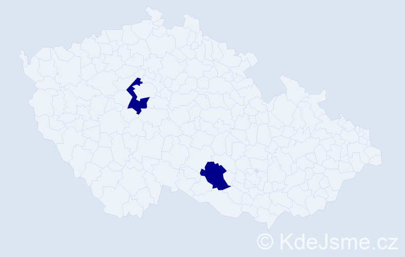 Jméno: 'Alka', počet výskytů 2 v celé ČR