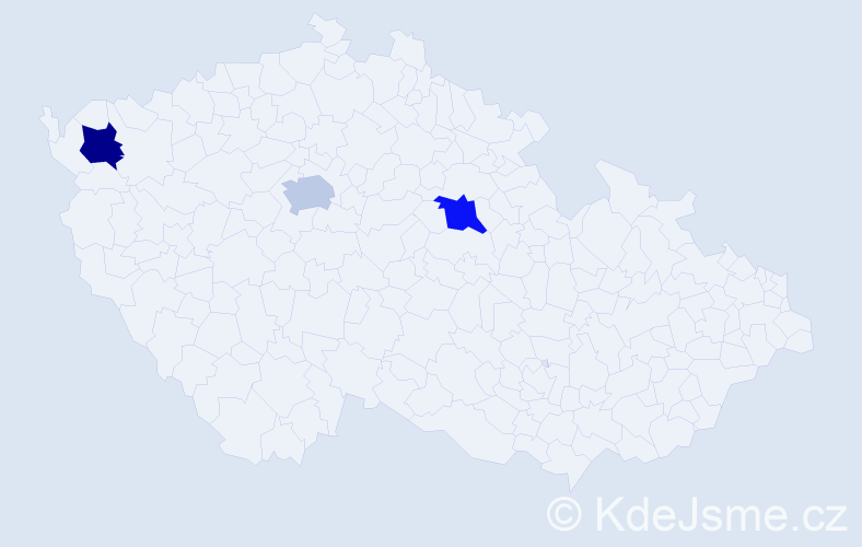 Jméno: 'Quy Don', počet výskytů 3 v celé ČR