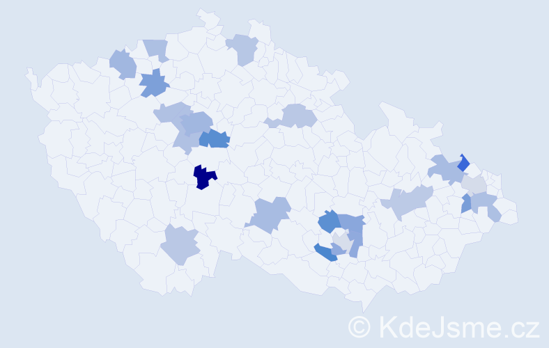 Jméno: 'Emma Marie', počet výskytů 32 v celé ČR