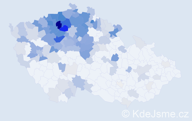 Jméno: 'Zděnek', počet výskytů 604 v celé ČR