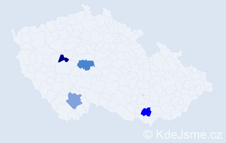 Jméno: 'Halyna Petrivna', počet výskytů 4 v celé ČR