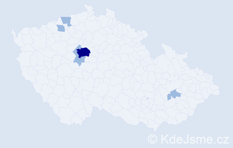 Jméno: 'Dimo', počet výskytů 8 v celé ČR