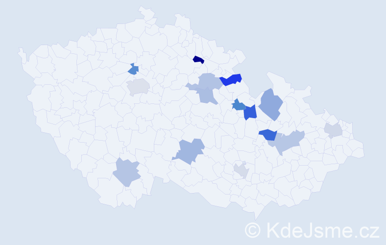 Jméno: 'Svata', počet výskytů 16 v celé ČR