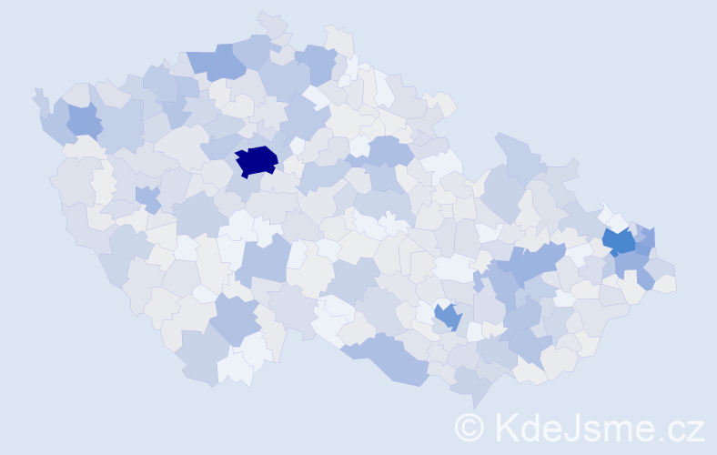 Jméno: 'Viliam', počet výskytů 1332 v celé ČR