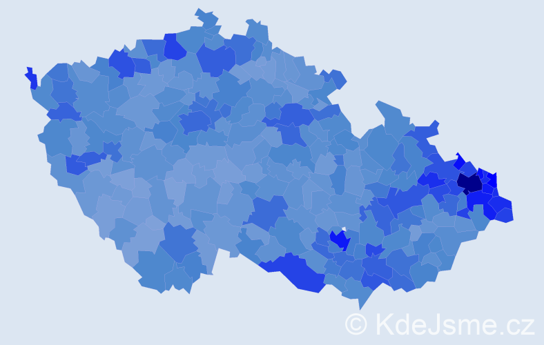 Jméno: 'Patrik', počet výskytů 30088 v celé ČR