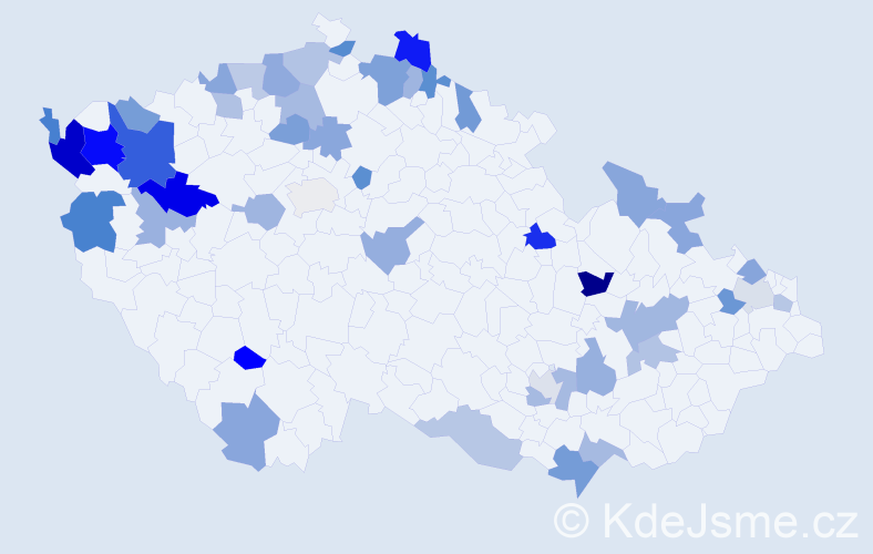 Jméno: 'Elfriede', počet výskytů 67 v celé ČR