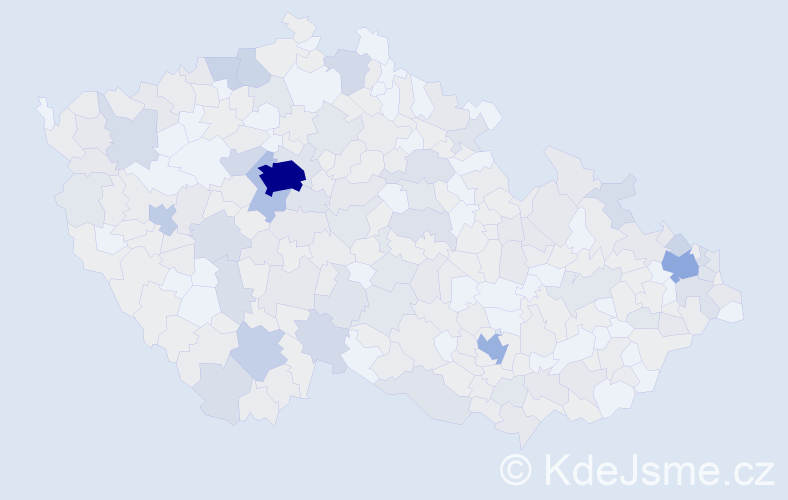Jméno: 'Matylda', počet výskytů 659 v celé ČR