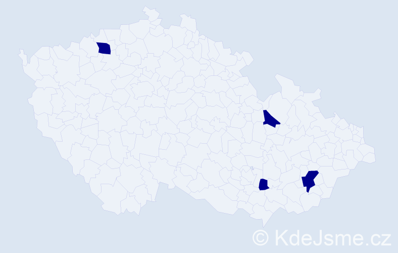 Jméno: 'Thomas Oliver', počet výskytů 4 v celé ČR