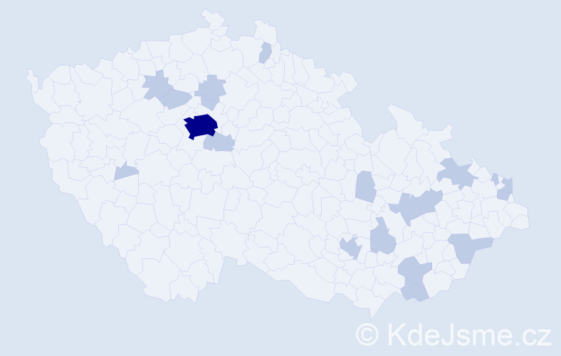 Jméno: 'Sofía', počet výskytů 28 v celé ČR