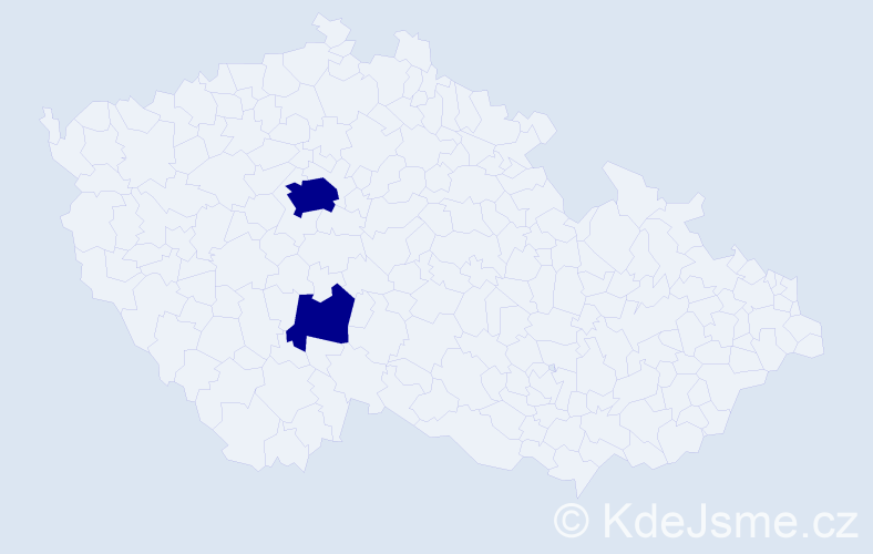 Jméno: 'Chunhong', počet výskytů 2 v celé ČR