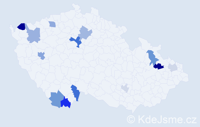 Jméno: 'Quoc Dat', počet výskytů 16 v celé ČR