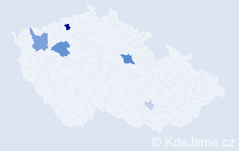 Jméno: 'Dinh Tuyen', počet výskytů 6 v celé ČR