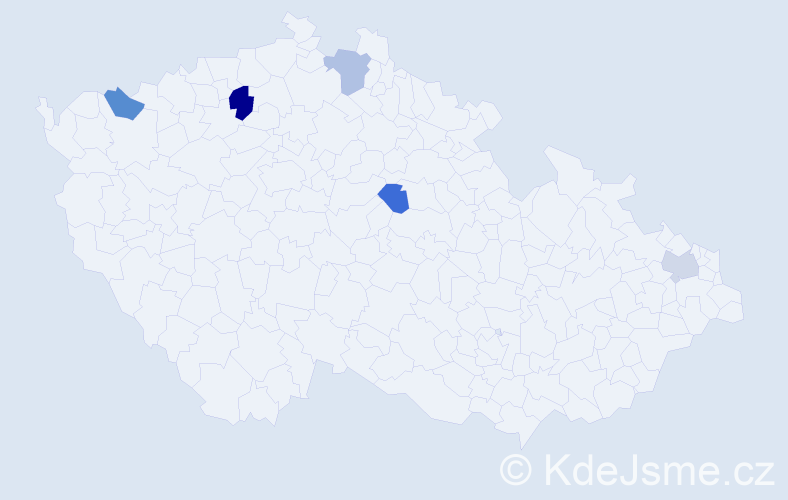 Jméno: 'Quoc Tri', počet výskytů 6 v celé ČR