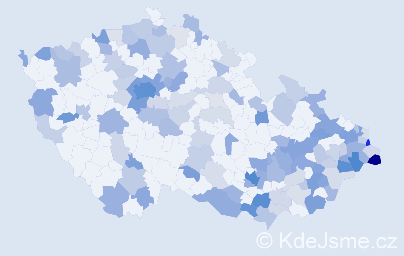 Jméno: 'Rafael', počet výskytů 311 v celé ČR