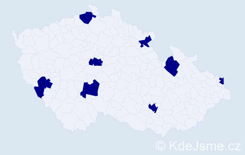 Jméno: 'Marek Adam', počet výskytů 8 v celé ČR