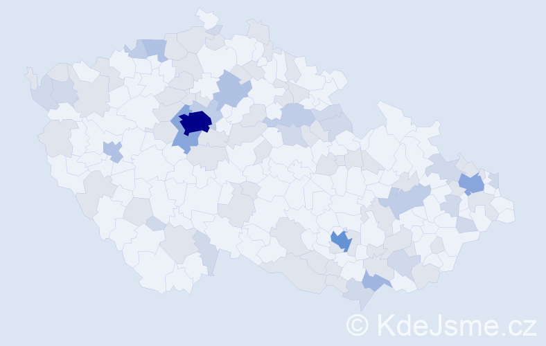 Jméno: 'Lilian', počet výskytů 172 v celé ČR