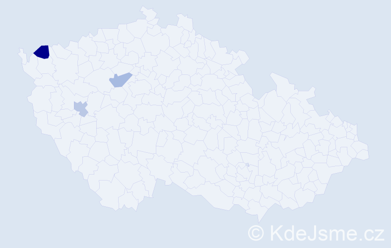 Jméno: 'Karin Anna', počet výskytů 3 v celé ČR