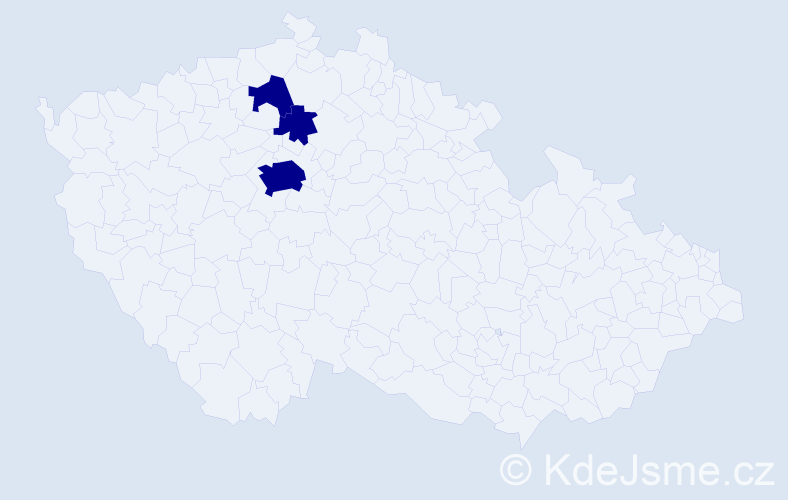 Jméno: 'Nijolé', počet výskytů 3 v celé ČR