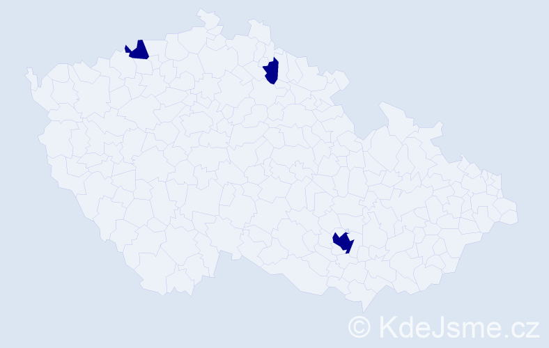 Jméno: 'Christoph Martin', počet výskytů 3 v celé ČR