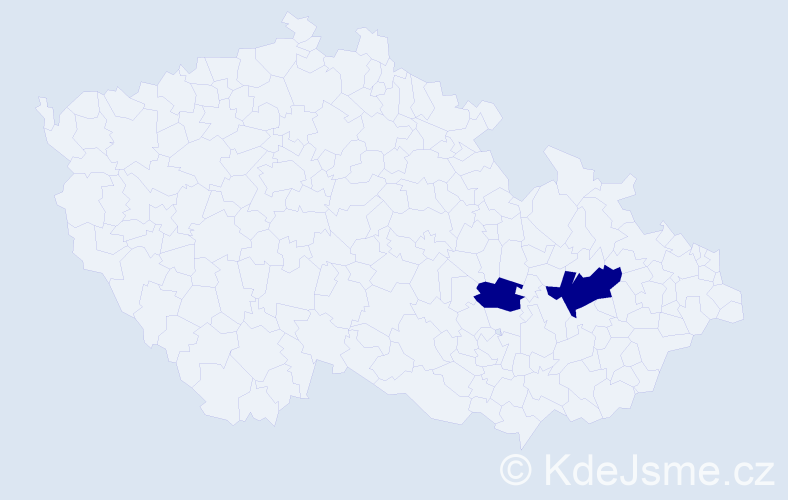 Jméno: 'Timothea', počet výskytů 2 v celé ČR