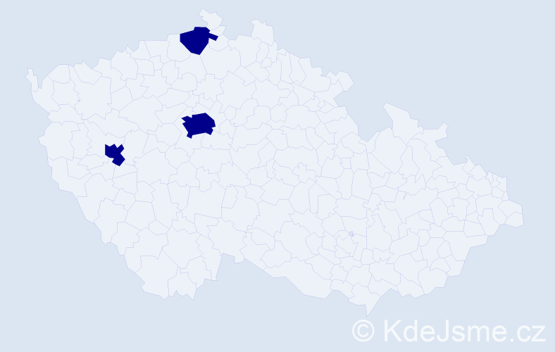 Jméno: 'Thanh Phuc', počet výskytů 3 v celé ČR