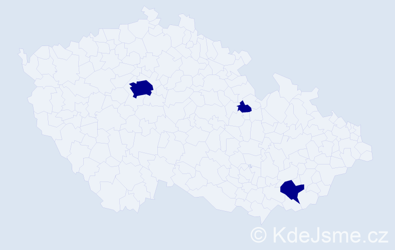 Jméno: 'Thuy Lien', počet výskytů 3 v celé ČR