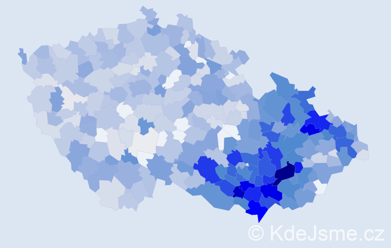 Jméno: 'Drahomír', počet výskytů 2145 v celé ČR