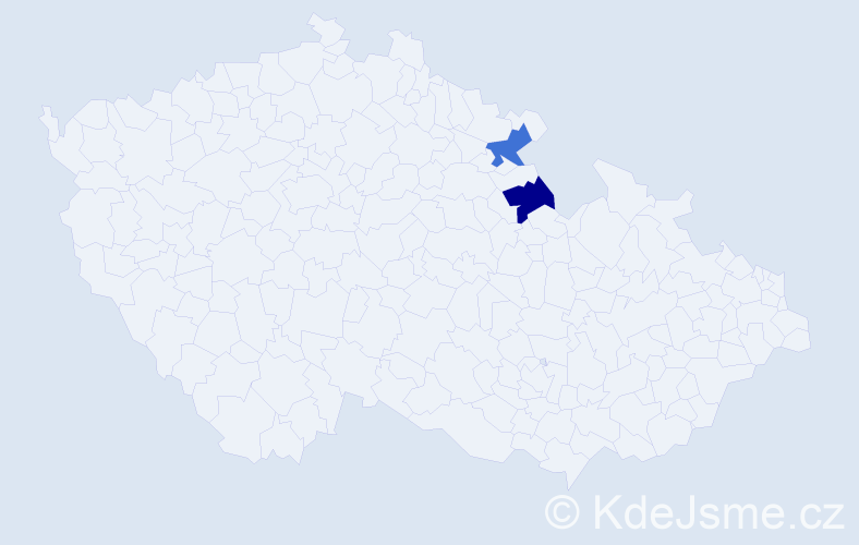 Jméno: 'Nicholas Jaroslav', počet výskytů 2 v celé ČR