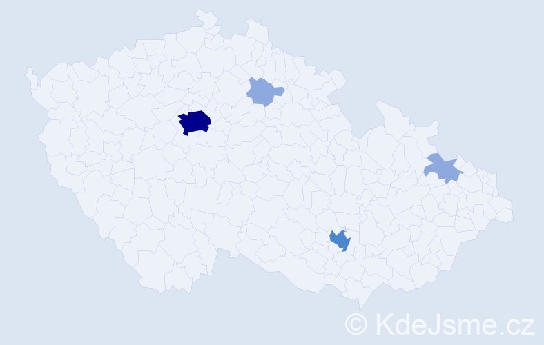 Jméno: 'Bojan', počet výskytů 12 v celé ČR