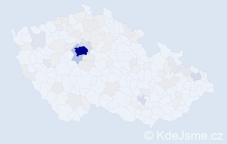 Jméno: 'Zoran', počet výskytů 237 v celé ČR