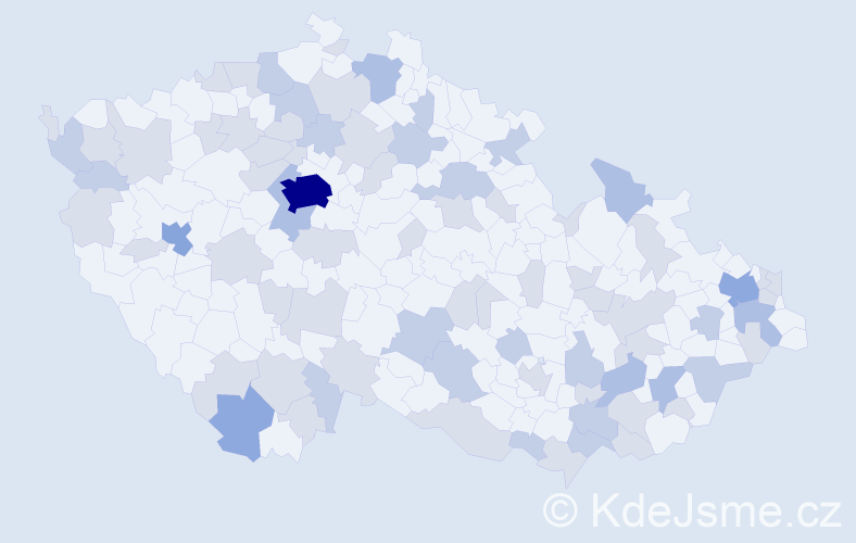 Jméno: 'Juliána', počet výskytů 139 v celé ČR