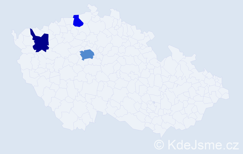 Jméno: 'Zhanat', počet výskytů 6 v celé ČR