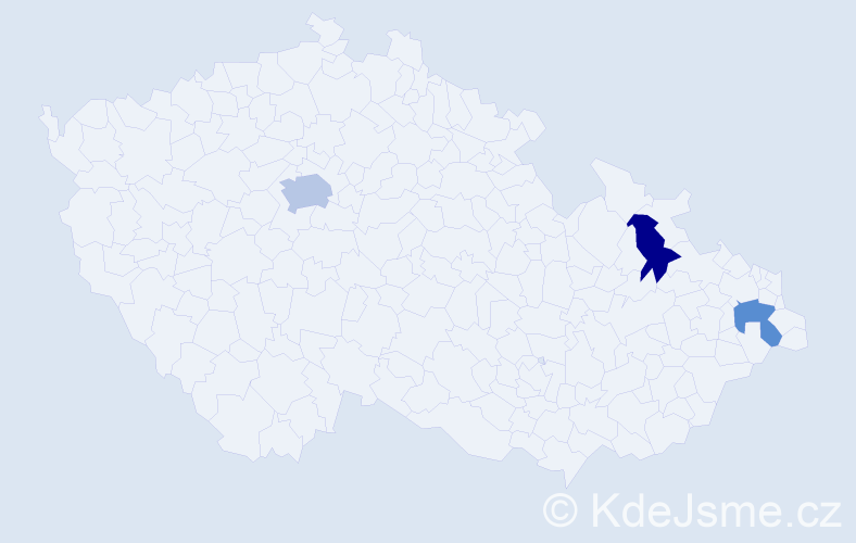 Jméno: 'Jan-Adam', počet výskytů 4 v celé ČR