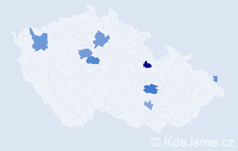 Jméno: 'Neven', počet výskytů 16 v celé ČR