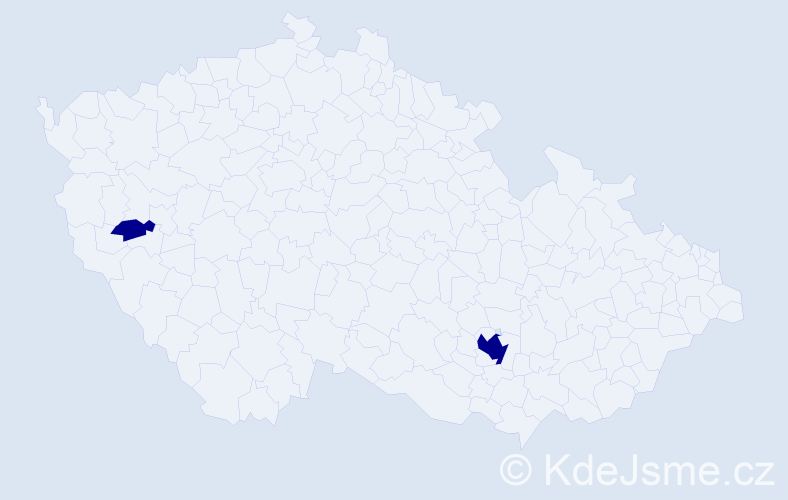 Jméno: 'Kim Binh', počet výskytů 2 v celé ČR
