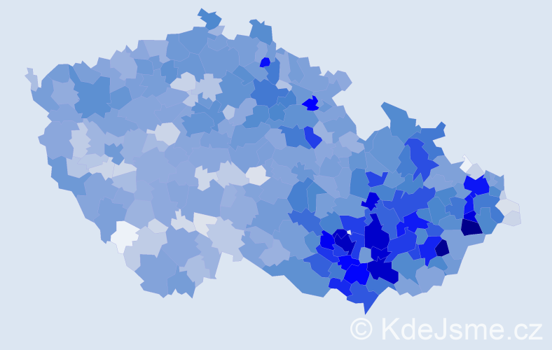 Jméno: 'Oldřiška', počet výskytů 4020 v celé ČR