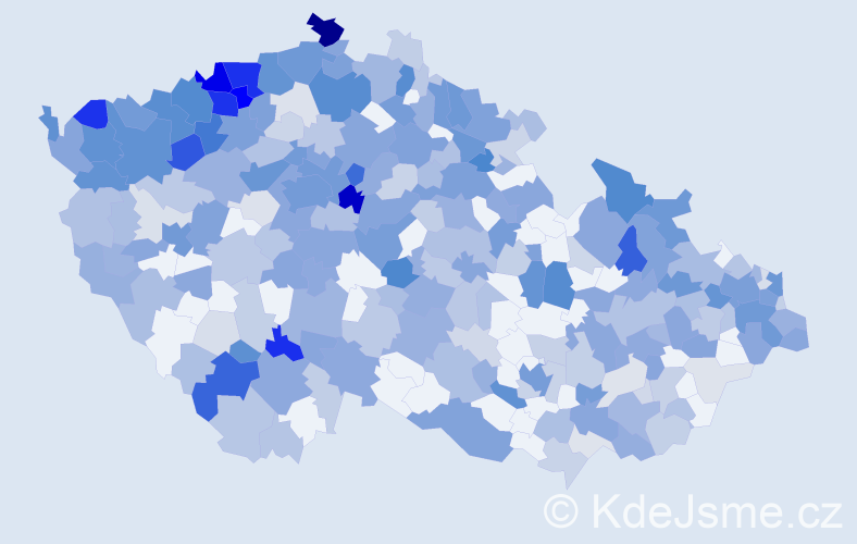 Jméno: 'Angelika', počet výskytů 832 v celé ČR