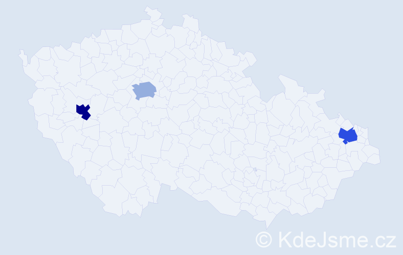 Jméno: 'Viet Quang', počet výskytů 3 v celé ČR