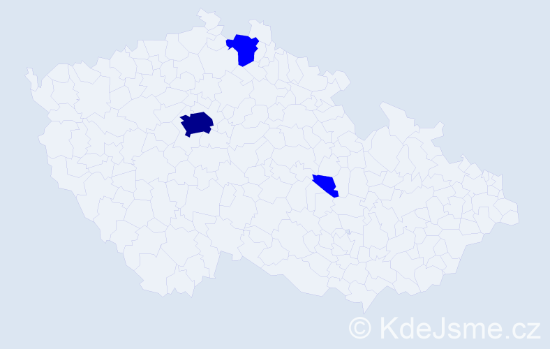 Jméno: 'Edo', počet výskytů 4 v celé ČR